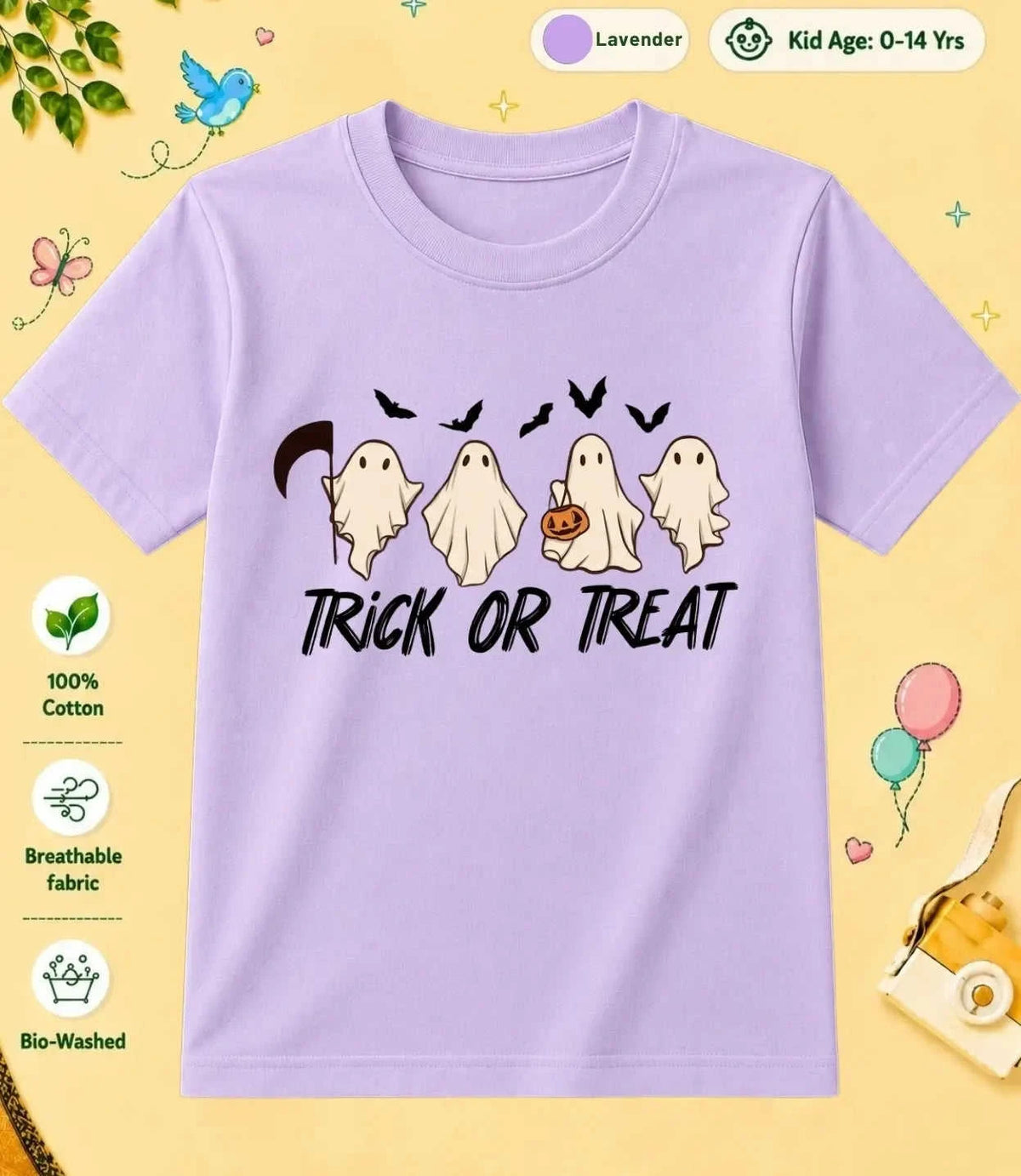 31 October Special Day Kid Cotton Tee Swiftsoul