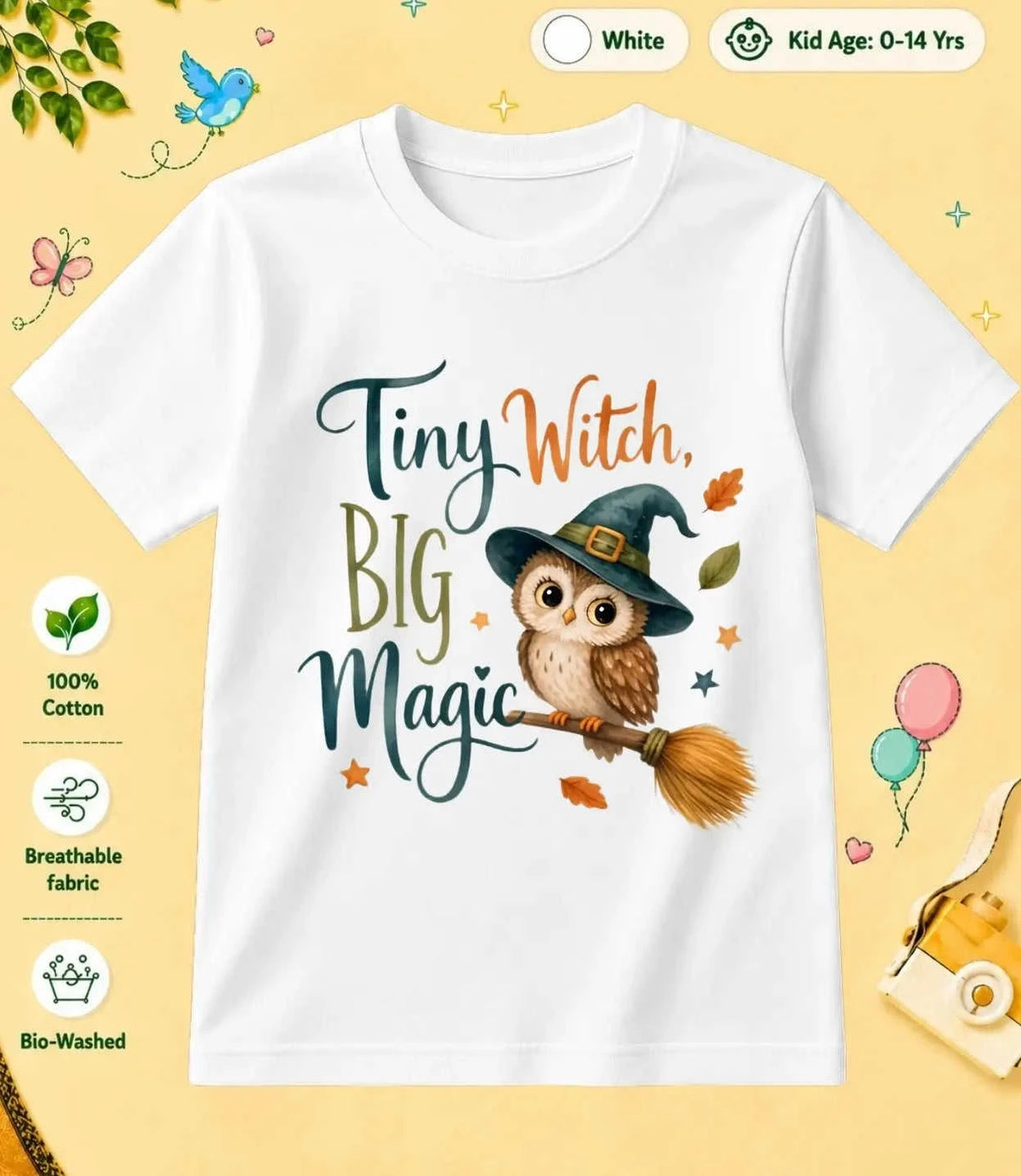 31 October Special Day Kid Cotton Tee Swiftsoul