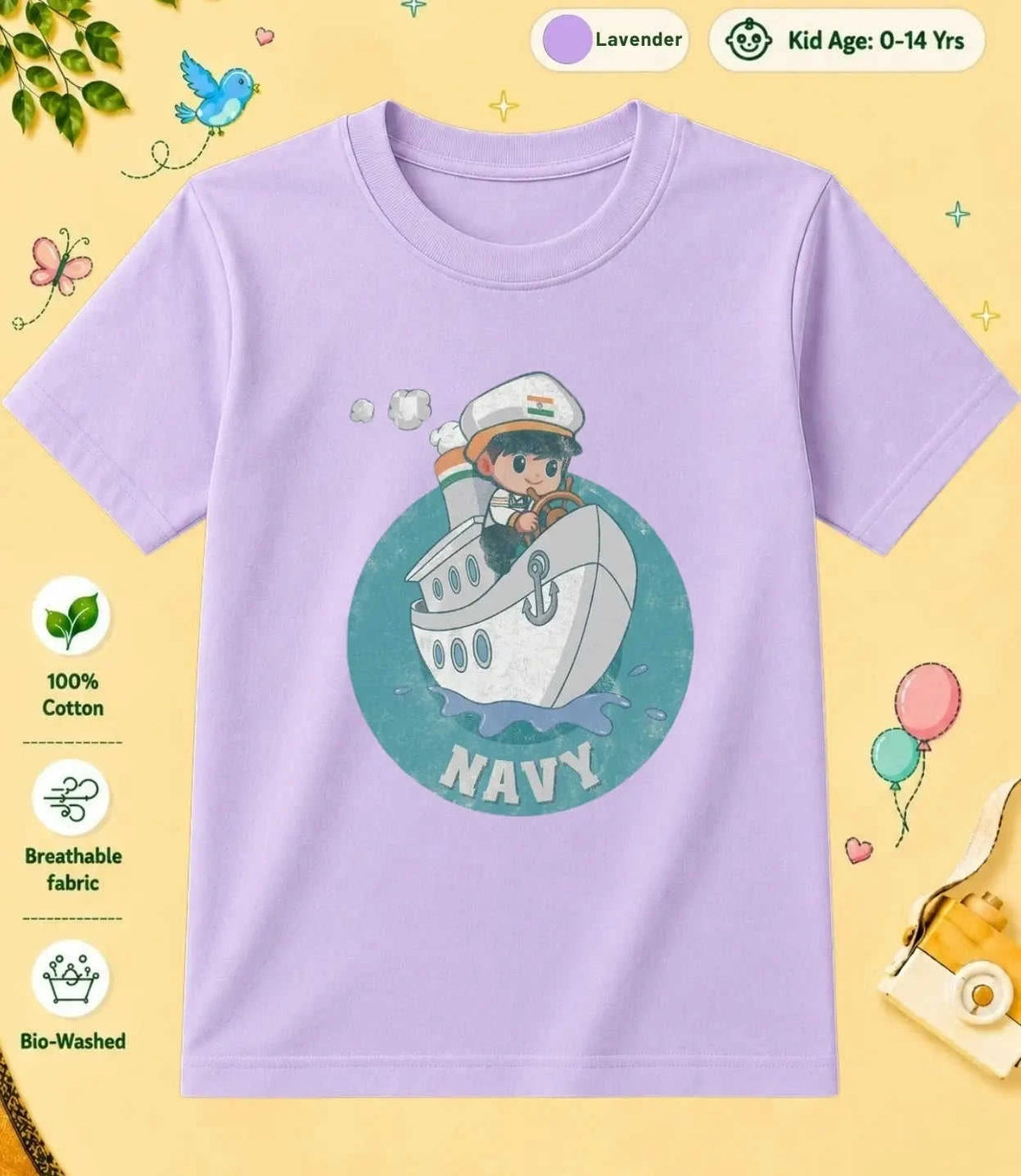 4 December Special Day Kid Cotton Tee Swiftsoul