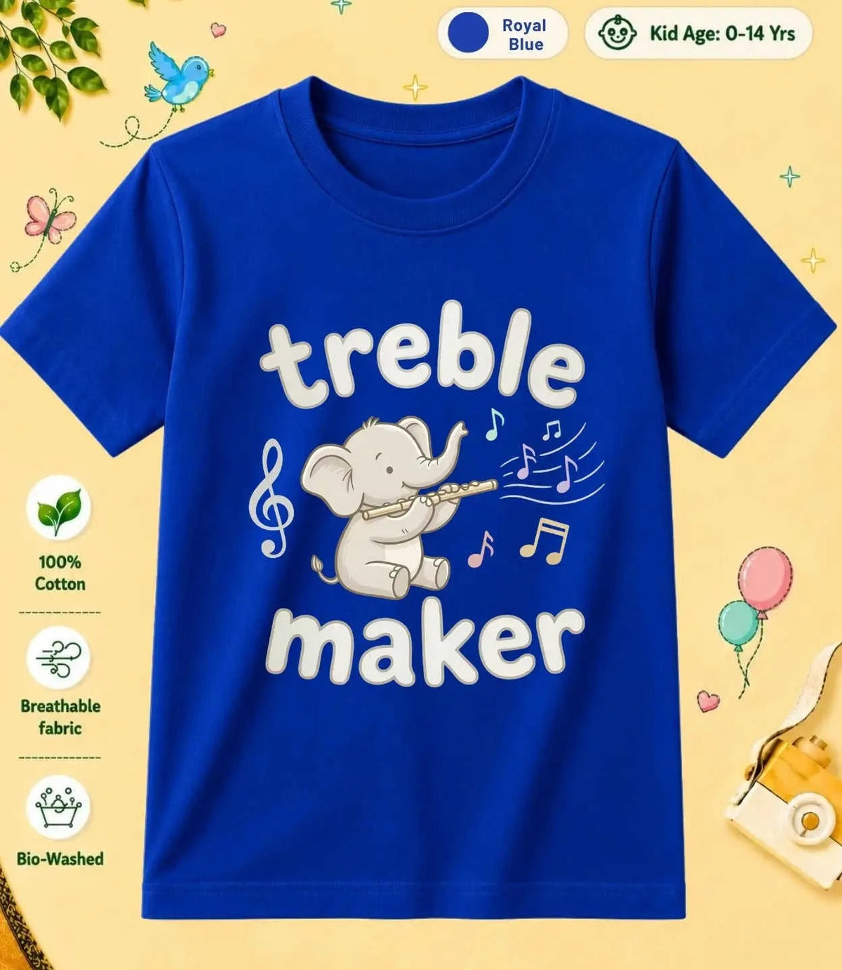 4 October Special Day Kid Cotton Tee Swiftsoul
