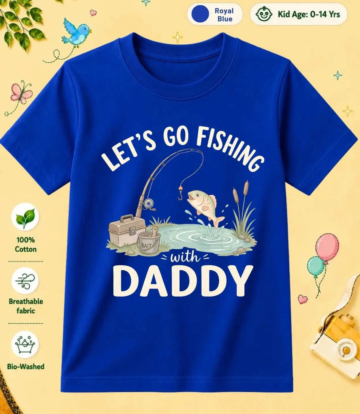 4 October Special Day Kid Cotton Tee Swiftsoul