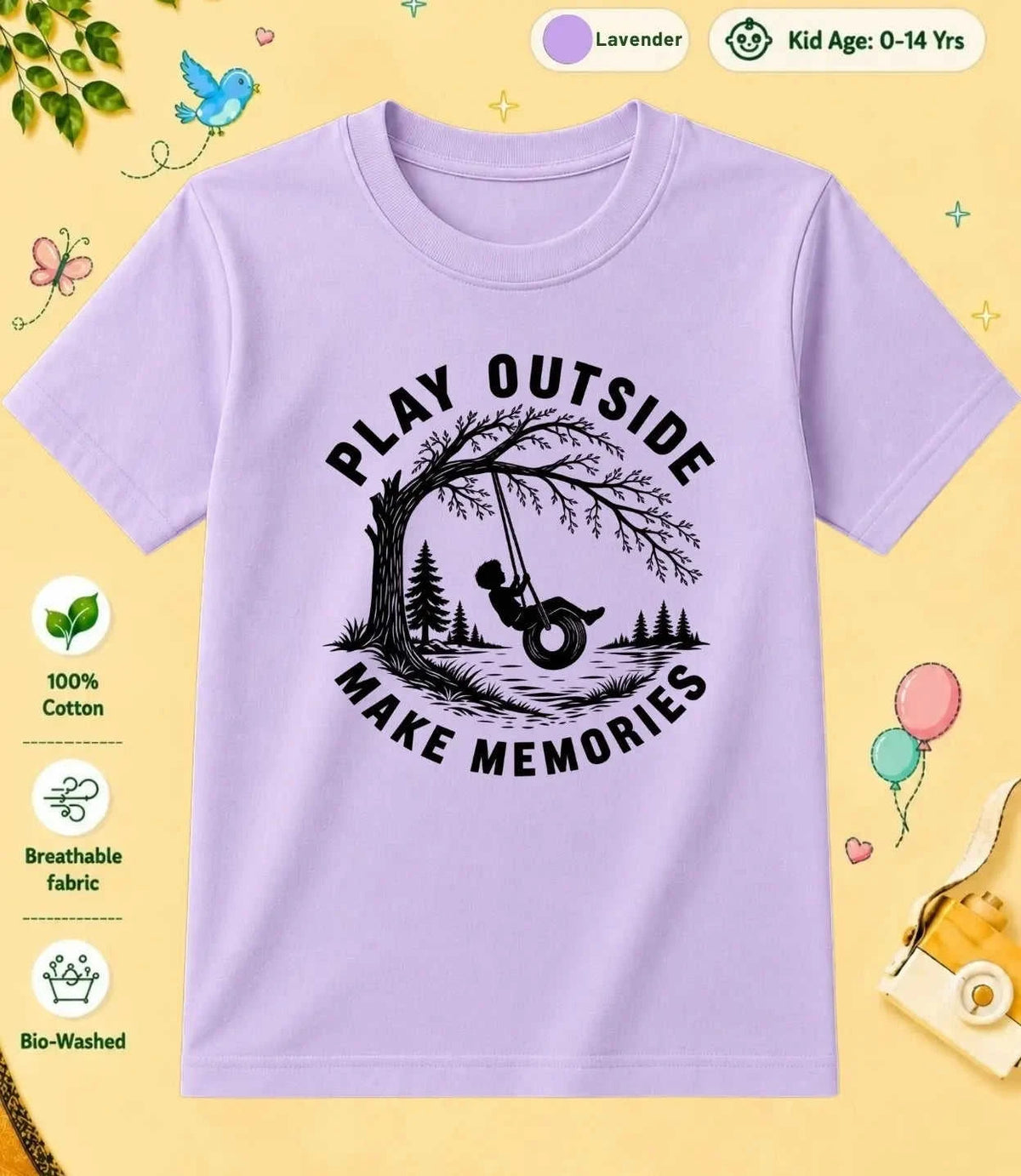 5 December Special Day Kid Cotton Tee Swiftsoul
