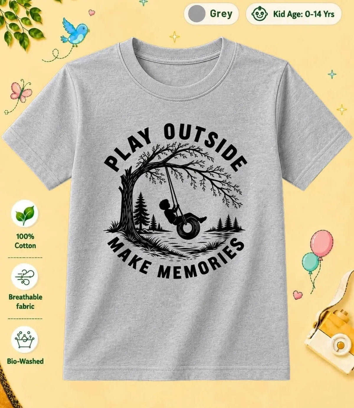 5 December Special Day Kid Cotton Tee Swiftsoul