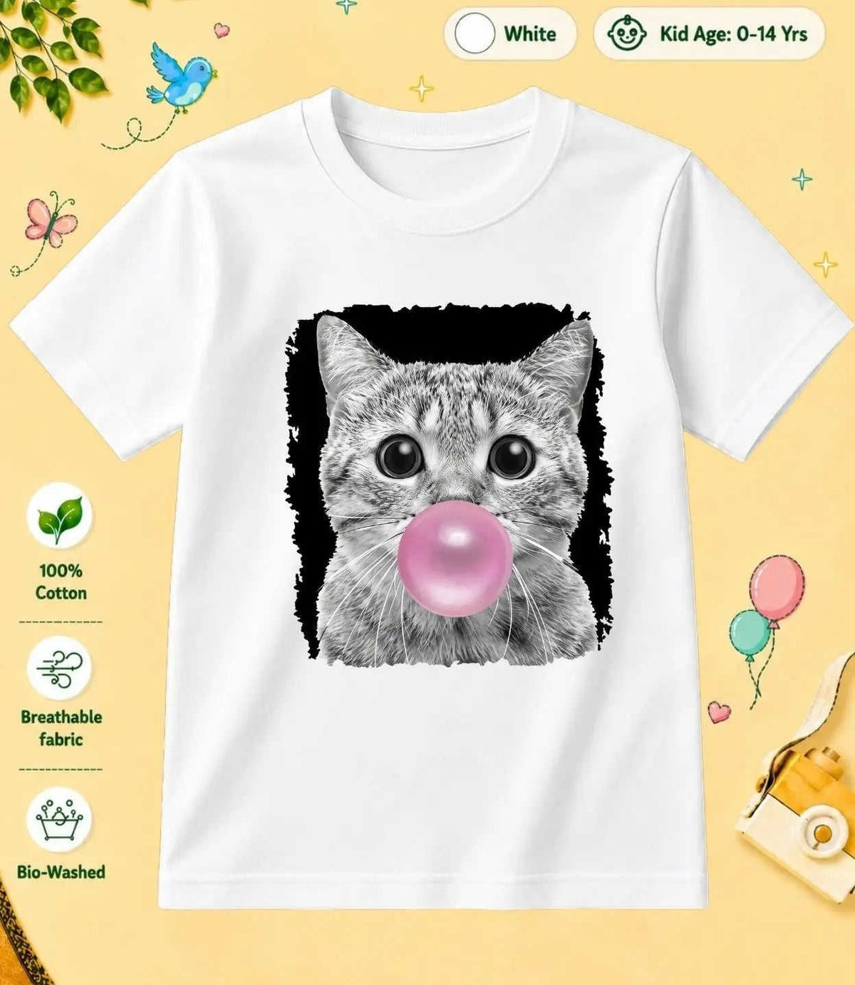 5 February Special Day Kid Cotton Tshirt Swiftsoul