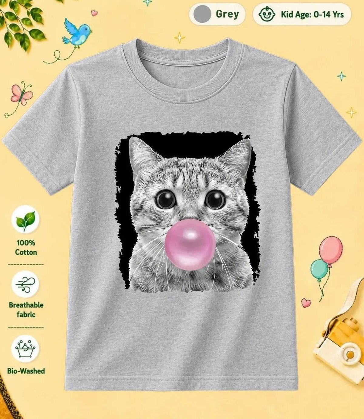 5 February Special Day Kid Cotton Tshirt Swiftsoul