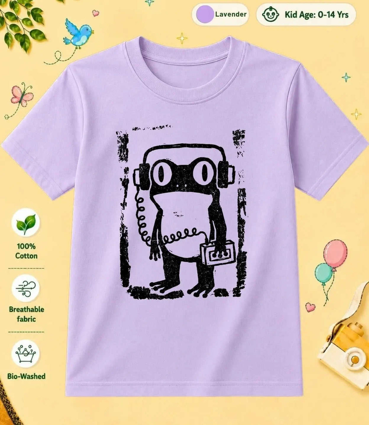 5 February Special Day Kid Cotton Tshirt Swiftsoul
