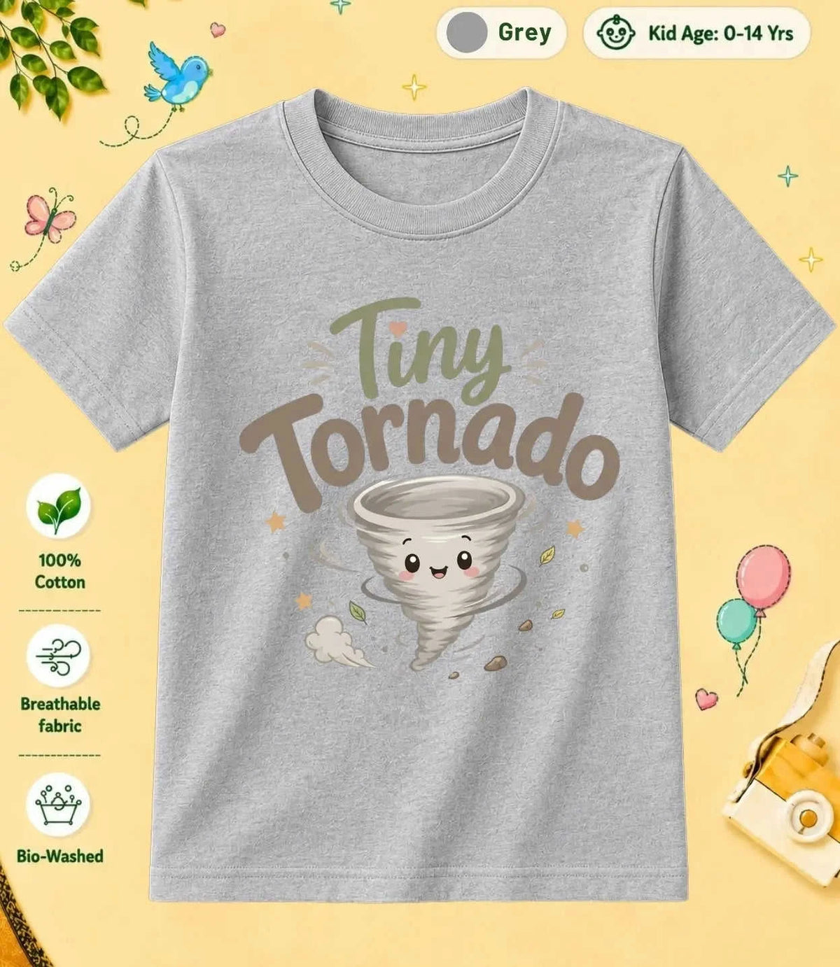 5 November Special Day Kid Cotton Tee Swiftsoul