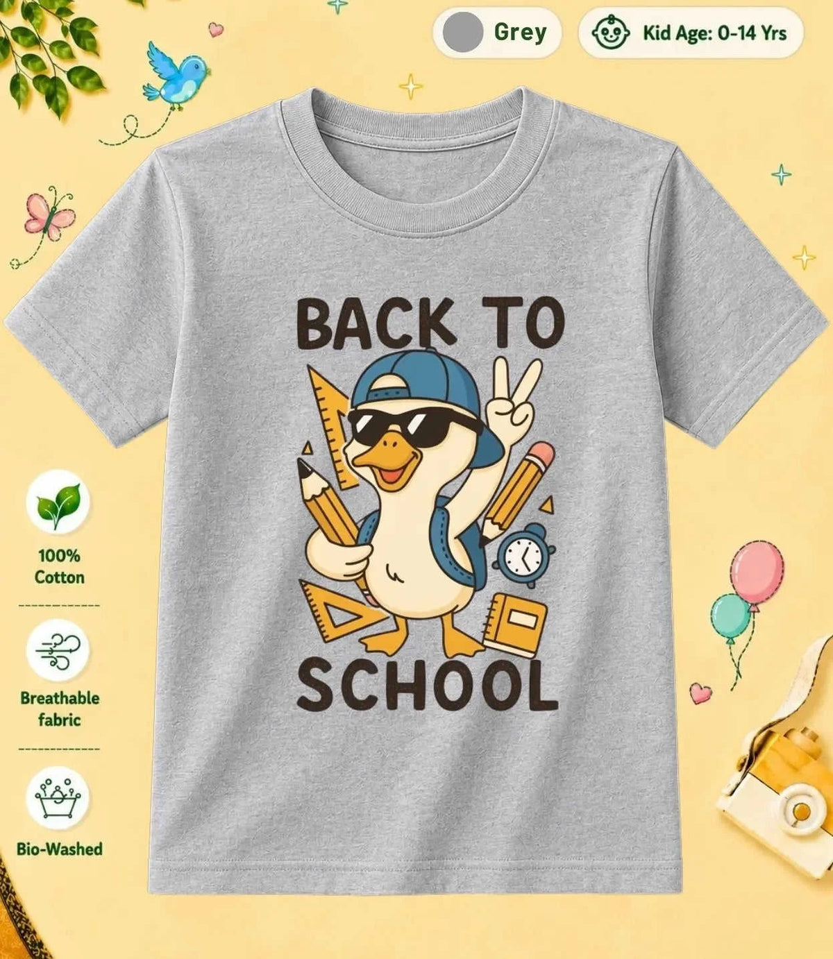 5 November Special Day Kid Cotton Tee Swiftsoul