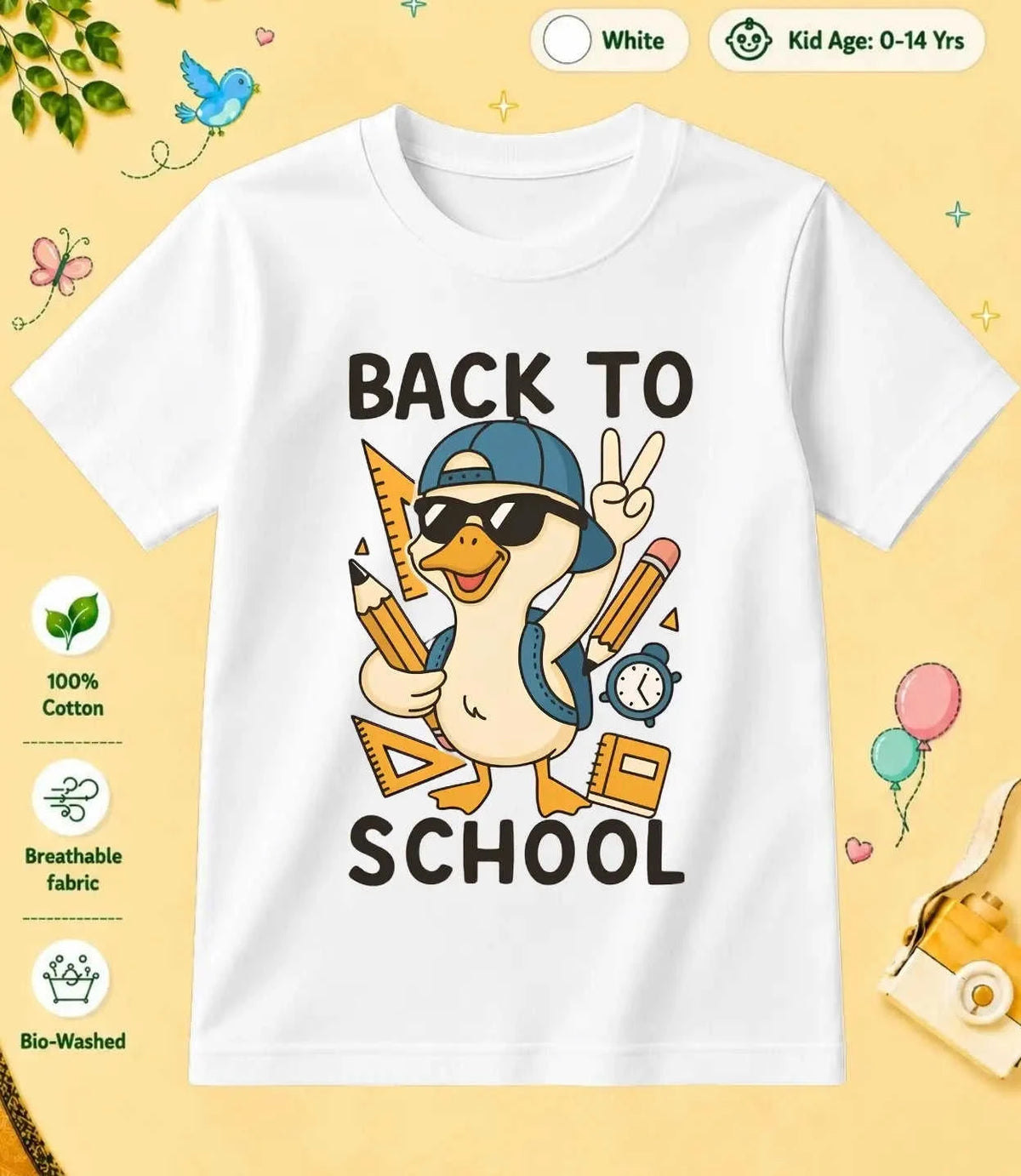 5 October Special Day Kid Cotton Tee Swiftsoul