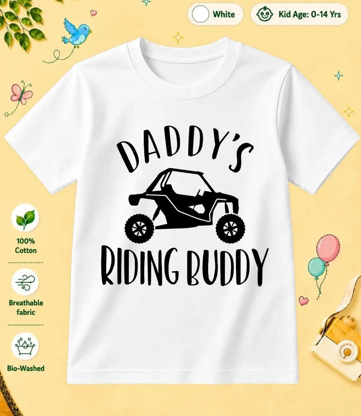 5 October Special Day Kid Cotton Tee Swiftsoul