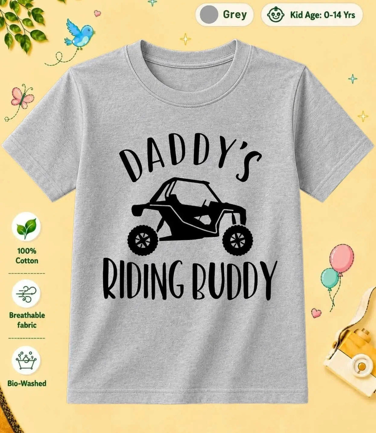 5 October Special Day Kid Cotton Tee Swiftsoul