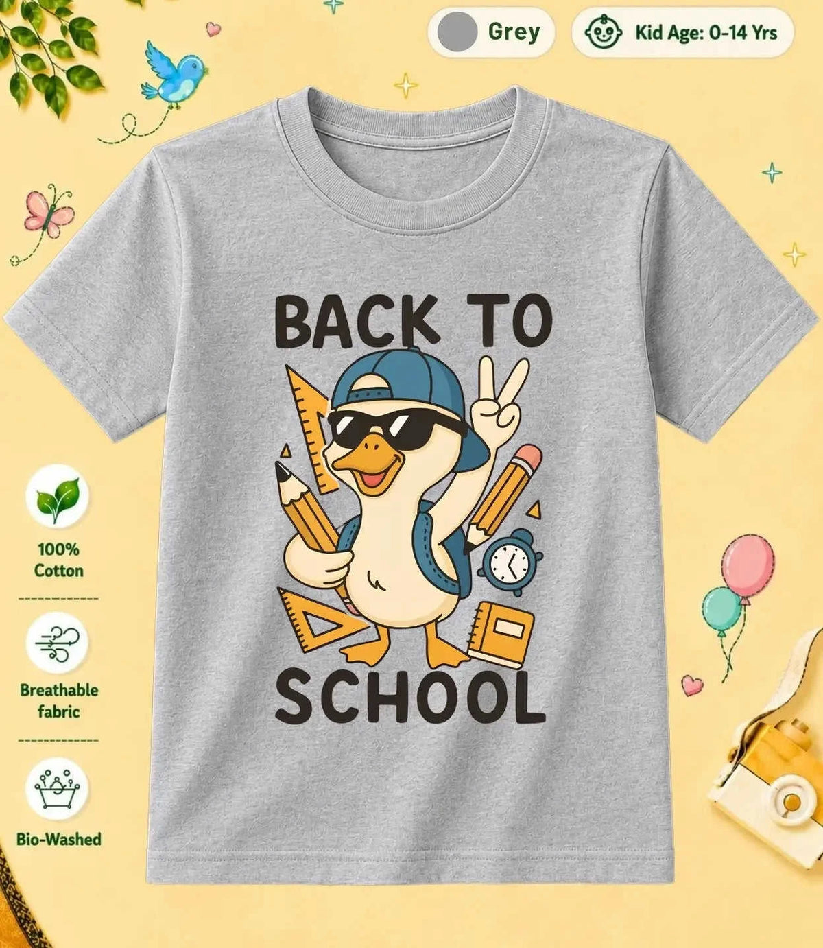 5 October Special Day Kid Cotton Tee Swiftsoul