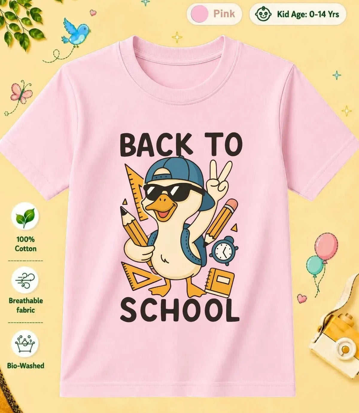 5 October Special Day Kid Cotton Tee Swiftsoul