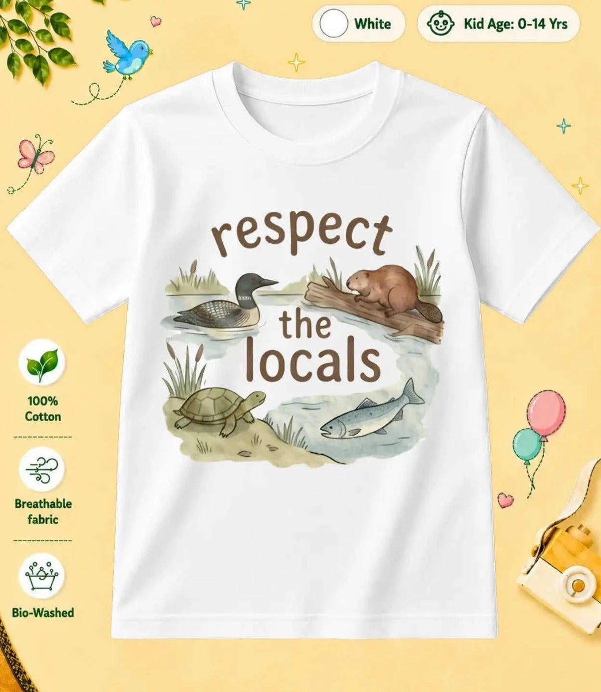 5 October Special Day Kid Cotton Tee Swiftsoul