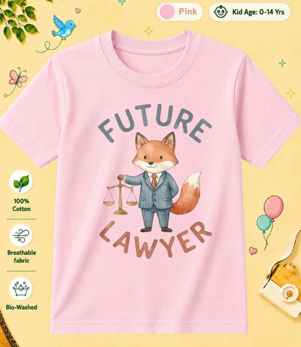6 November Special Day Kid Cotton Tee Swiftsoul