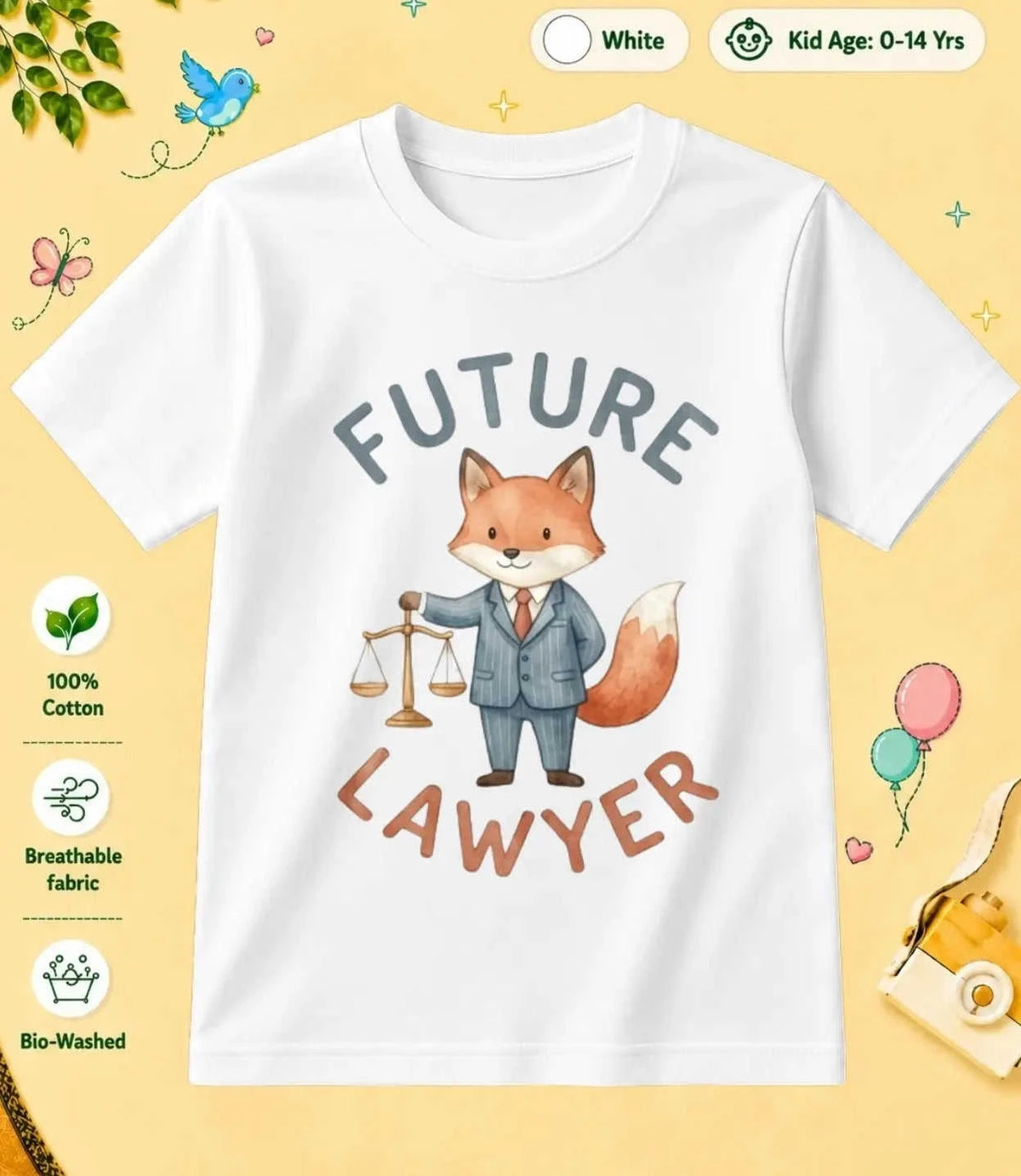 6 November Special Day Kid Cotton Tee Swiftsoul