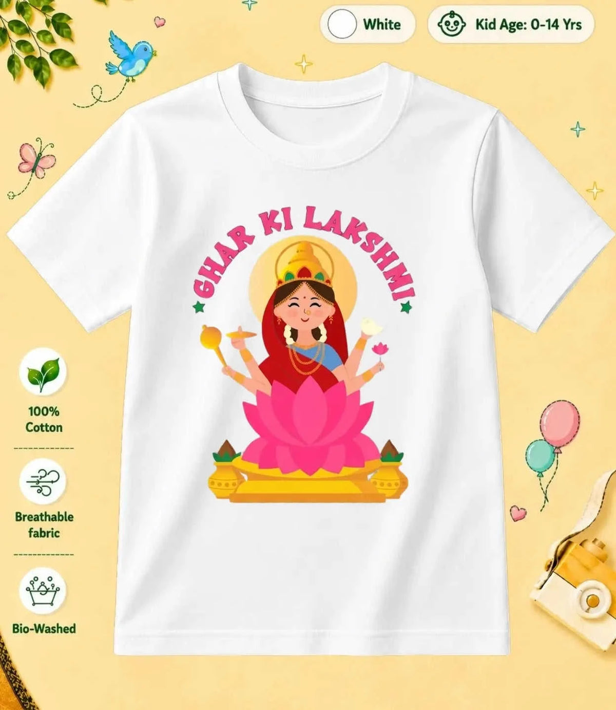 6 November Special Day Kid Cotton Tee Swiftsoul