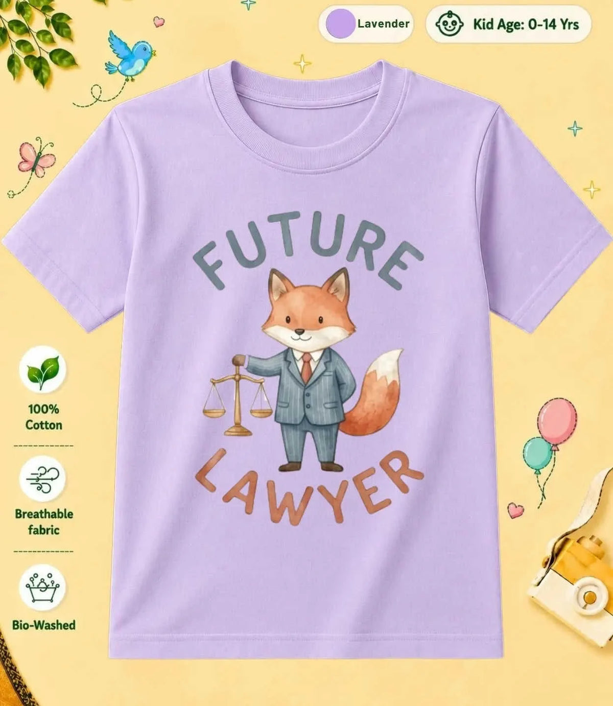 6 November Special Day Kid Cotton Tee Swiftsoul