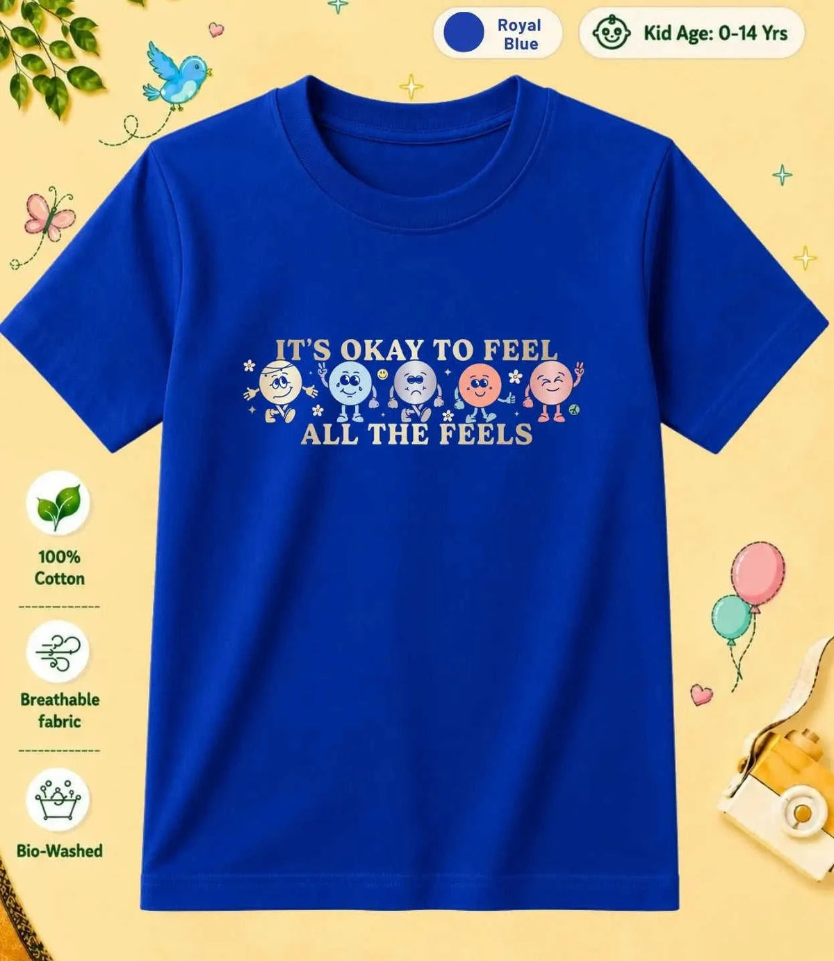 6 October Special Day Kid Cotton Tee Swiftsoul