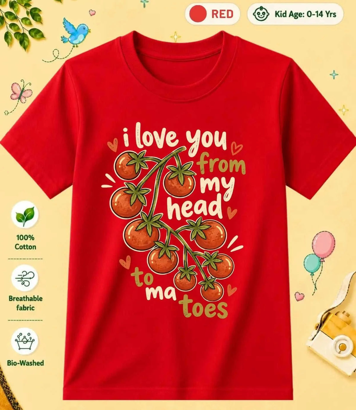 6 October Special Day Kid Cotton Tee Swiftsoul