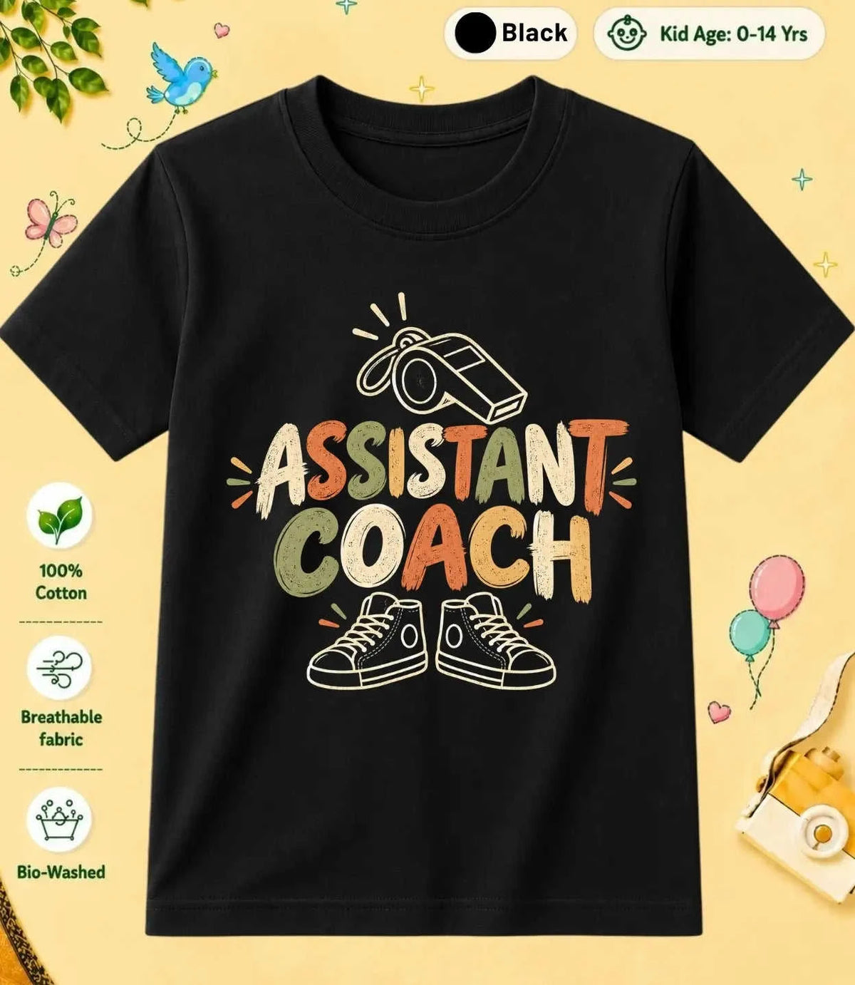 6 October Special Day Kid Cotton Tee Swiftsoul