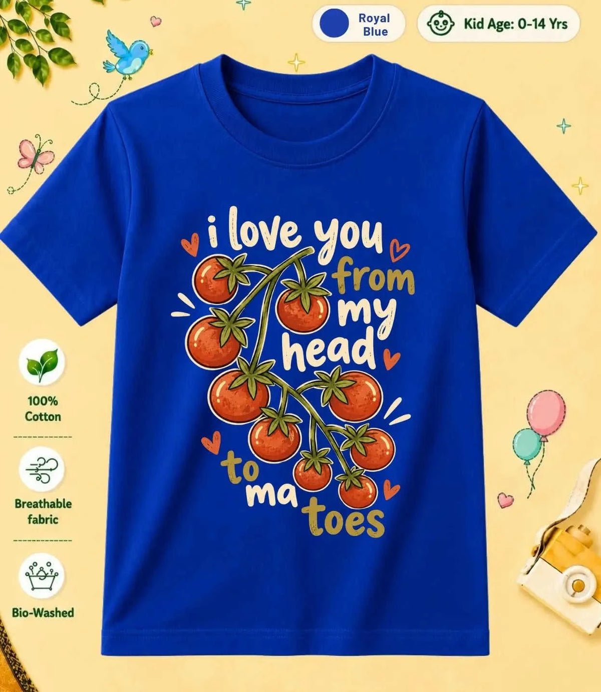 6 October Special Day Kid Cotton Tee Swiftsoul