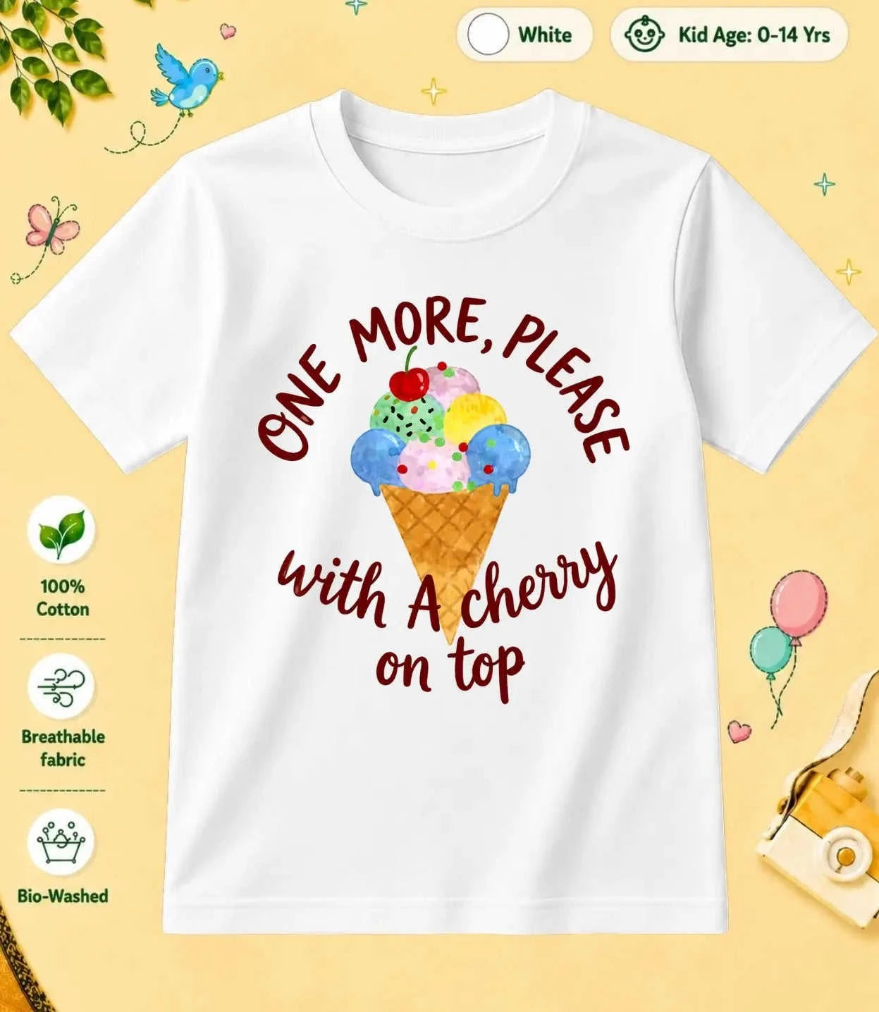 6 September Special Day Kid Cotton Tee Swiftsoul