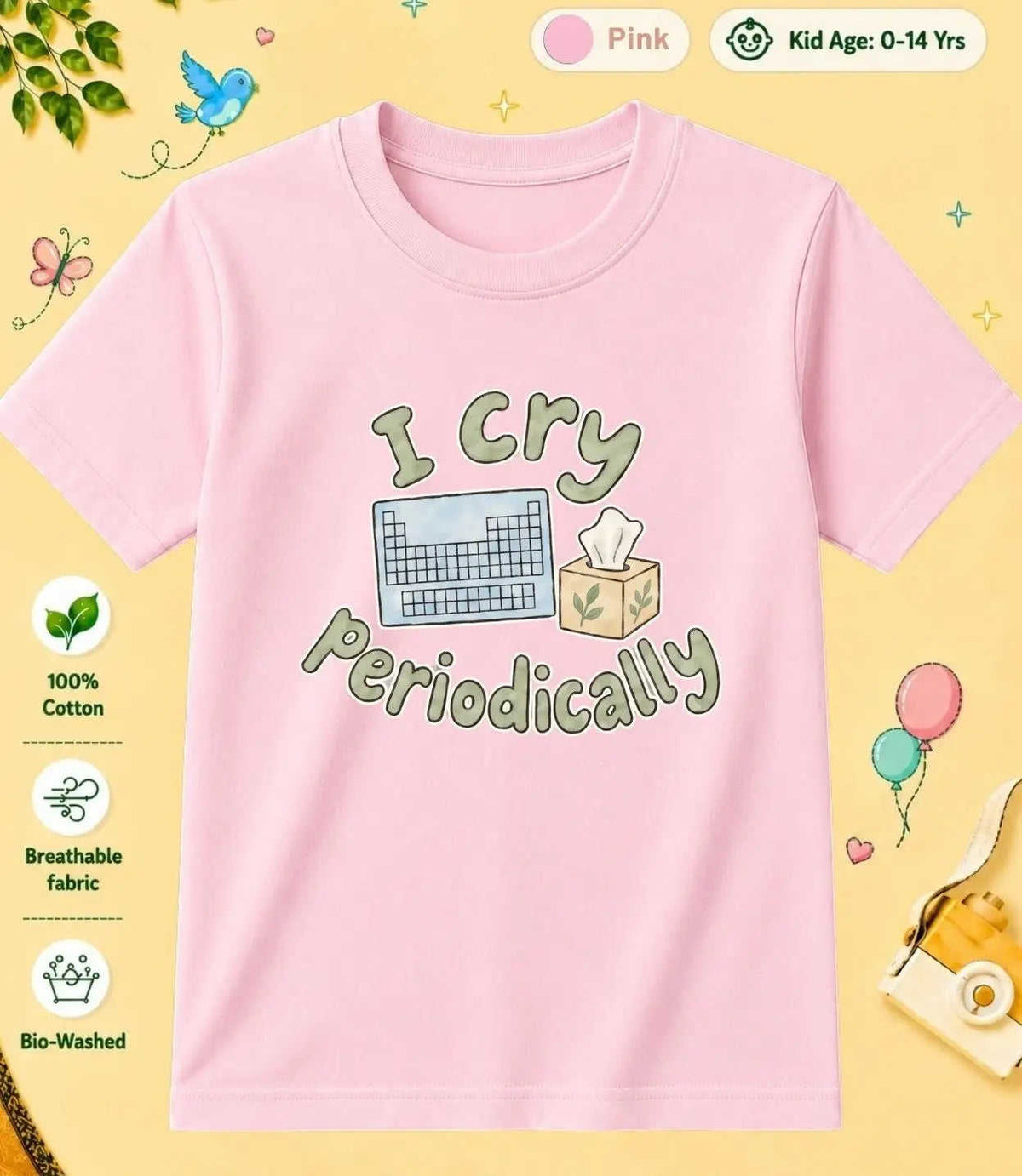 7 February Special Day Kid Cotton Tshirt Swiftsoul