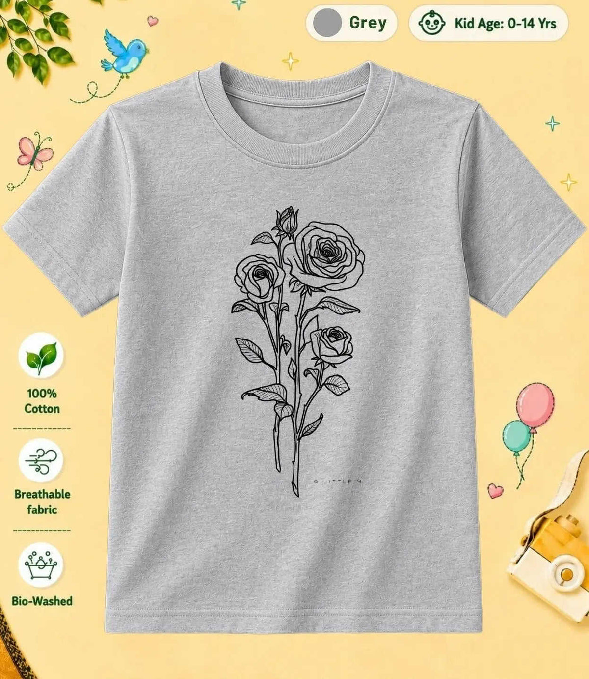 7 February Special Day Kid Cotton Tshirt Swiftsoul