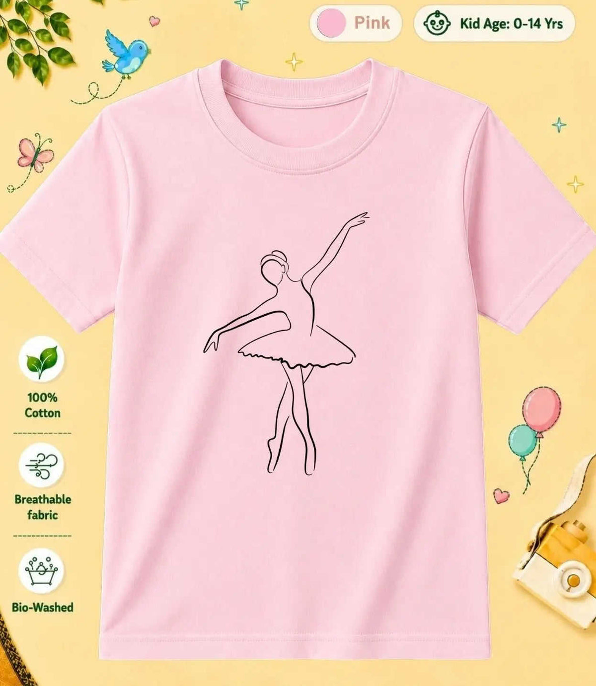 7 February Special Day Kid Cotton Tshirt Swiftsoul