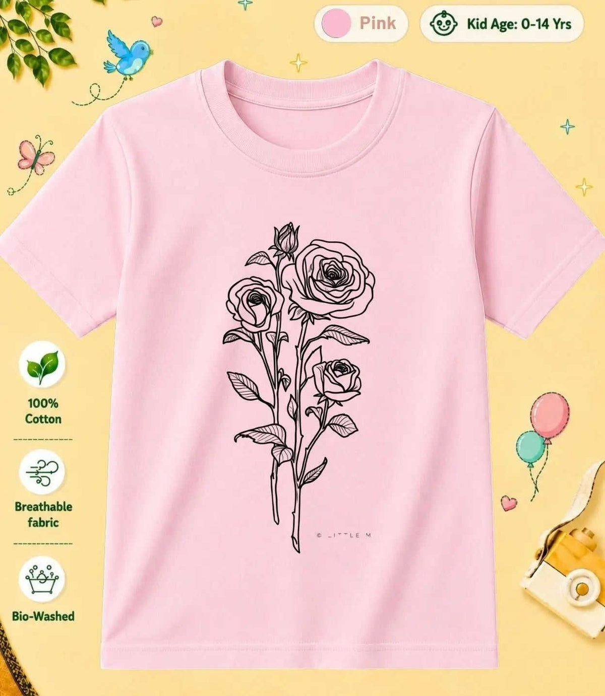 7 February Special Day Kid Cotton Tshirt Swiftsoul