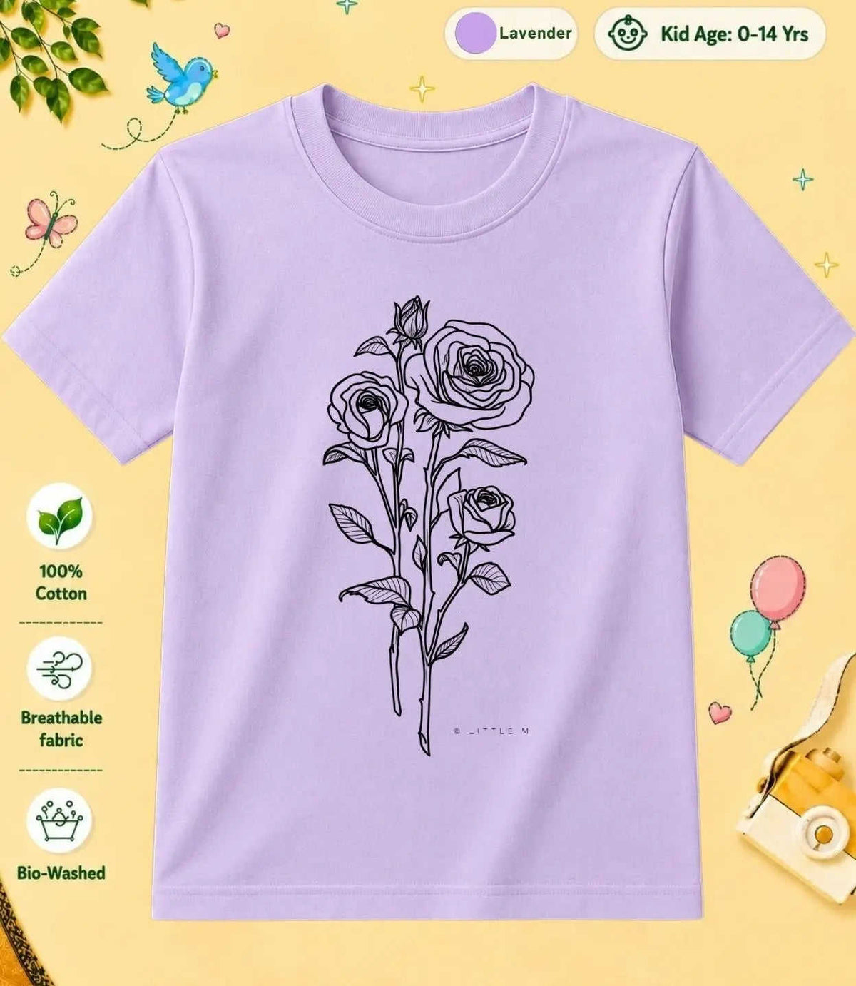 7 February Special Day Kid Cotton Tshirt Swiftsoul