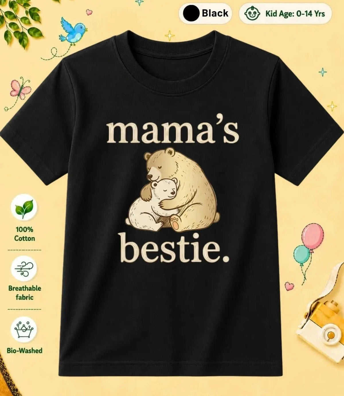 7 November Special Day Kid Cotton Tee Swiftsoul