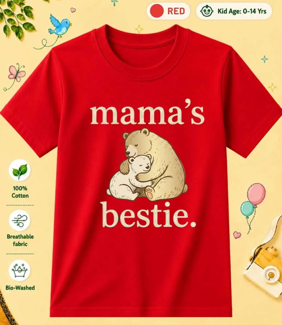 7 November Special Day Kid Cotton Tee Swiftsoul