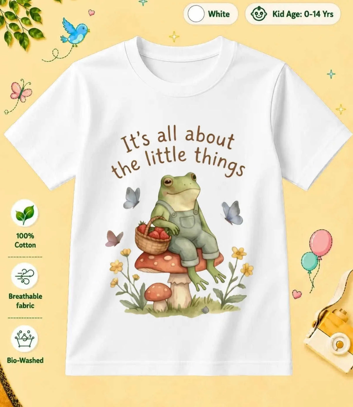 7 October Special Day Kid Cotton Tee Swiftsoul