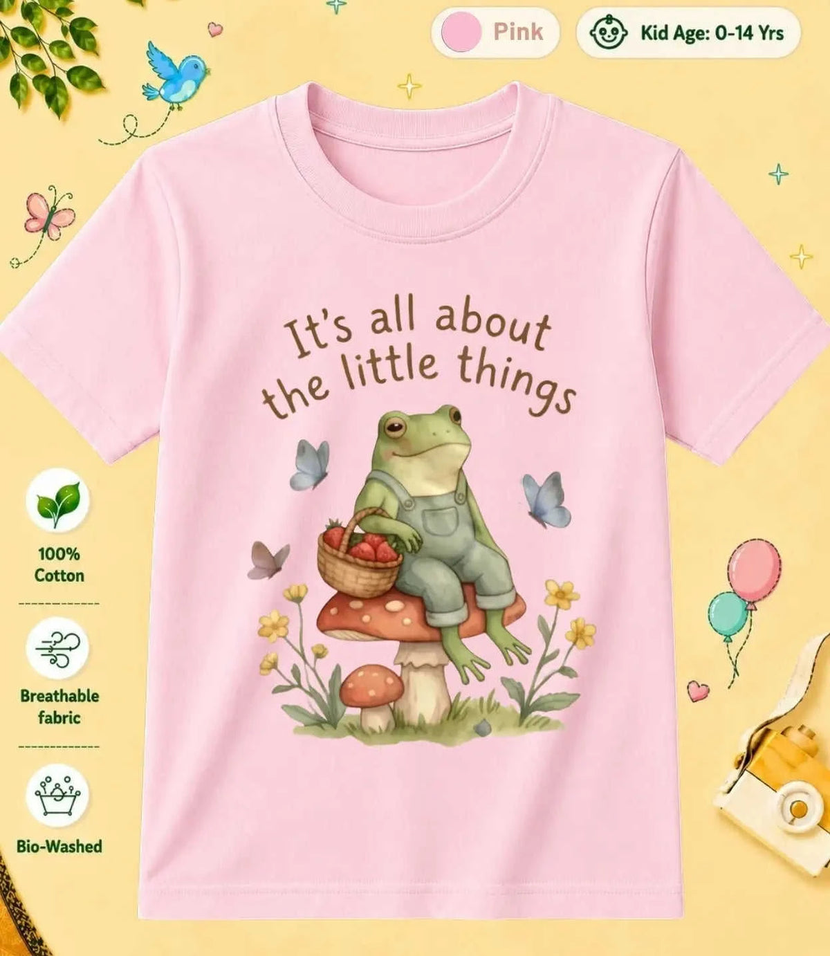 7 October Special Day Kid Cotton Tee Swiftsoul