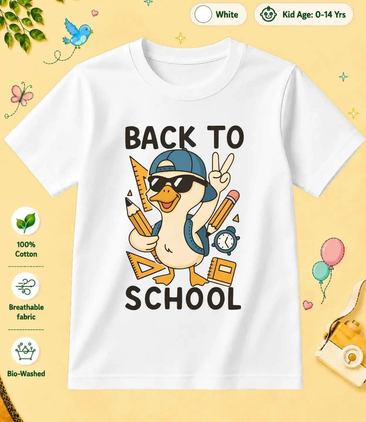 7 October Special Day Kid Cotton Tee Swiftsoul