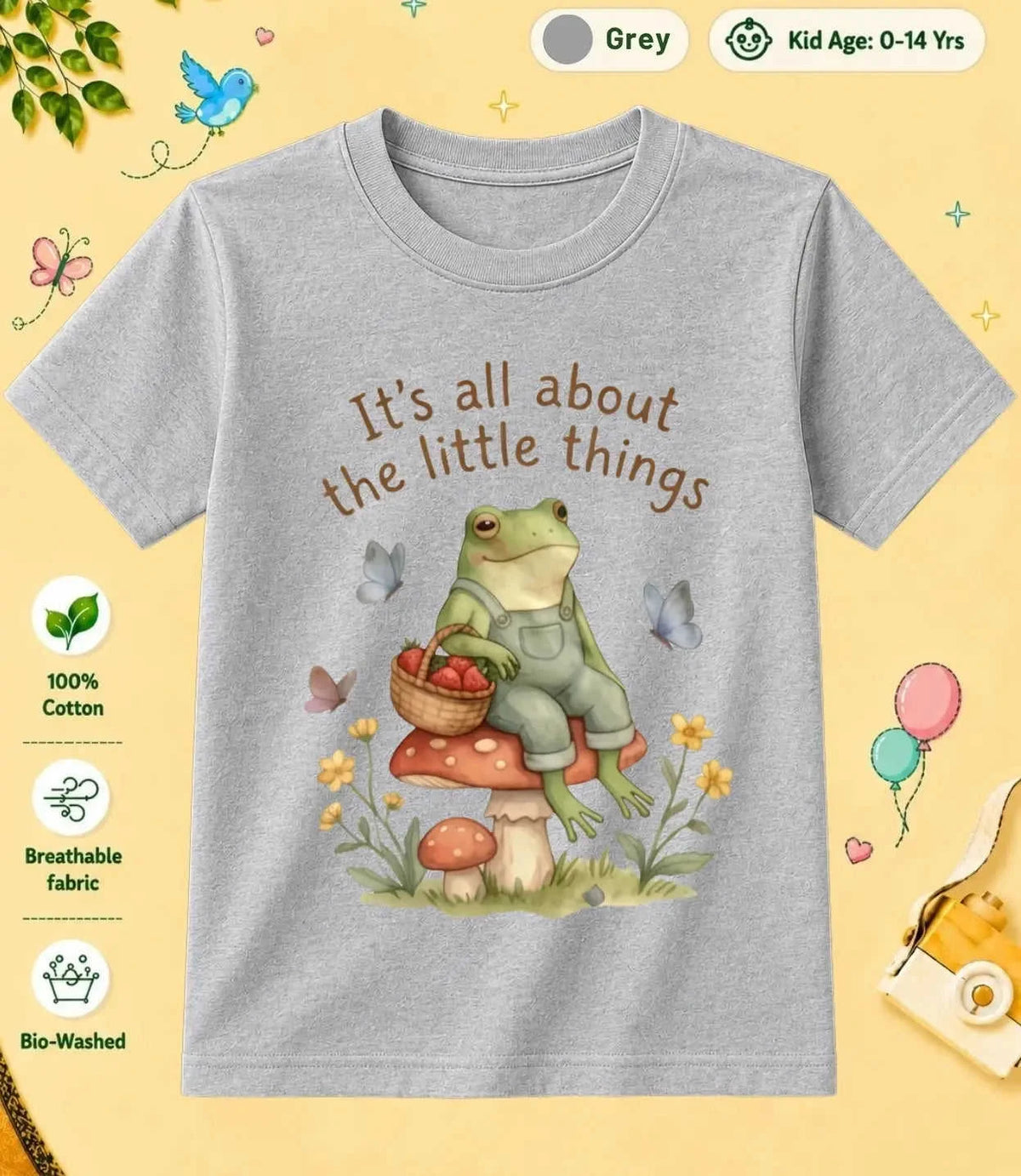 7 October Special Day Kid Cotton Tee Swiftsoul