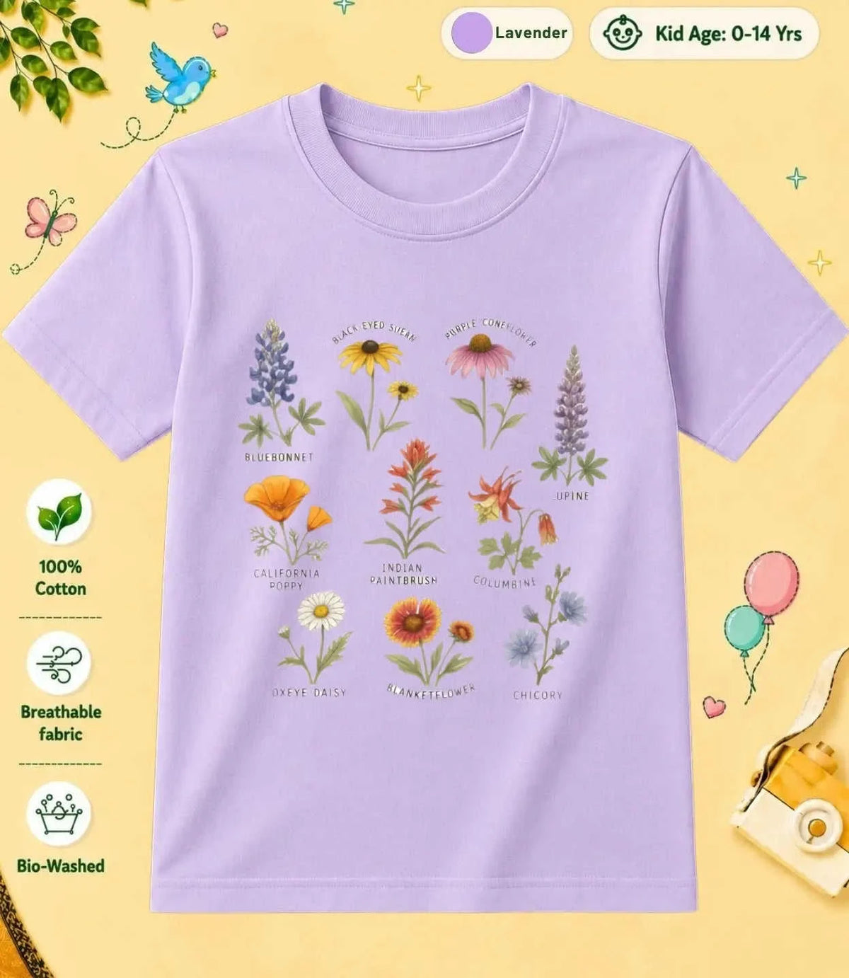 7 October Special Day Kid Cotton Tee Swiftsoul