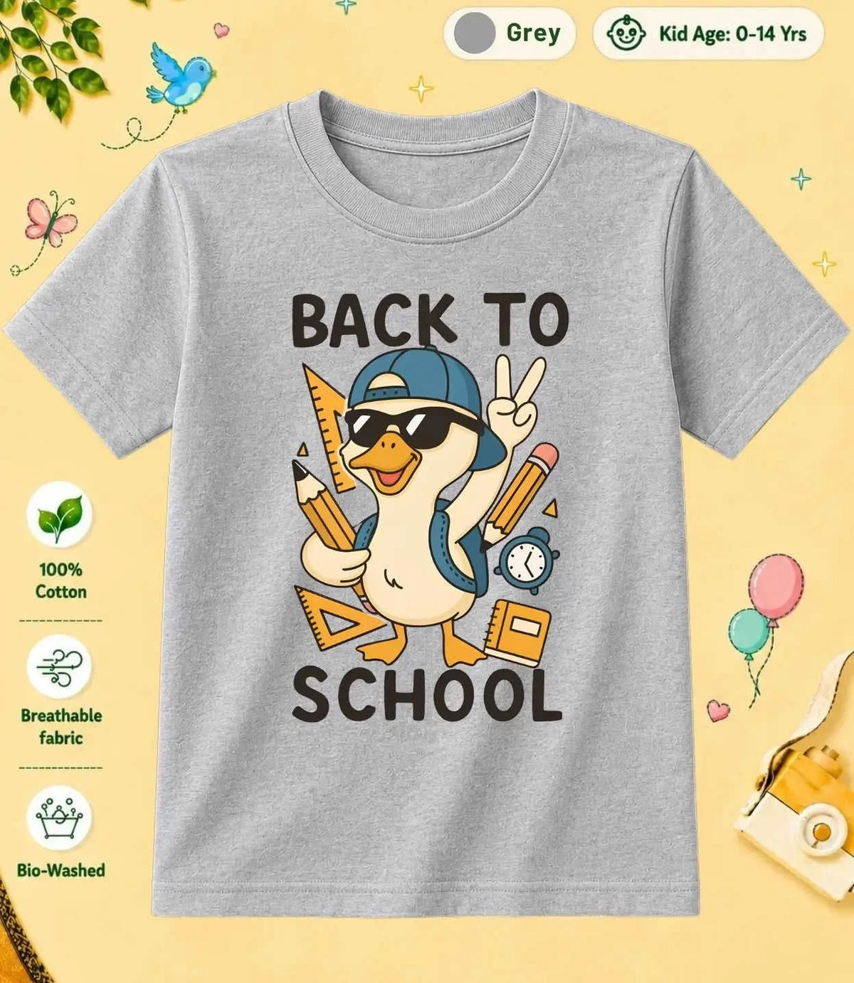 7 October Special Day Kid Cotton Tee Swiftsoul