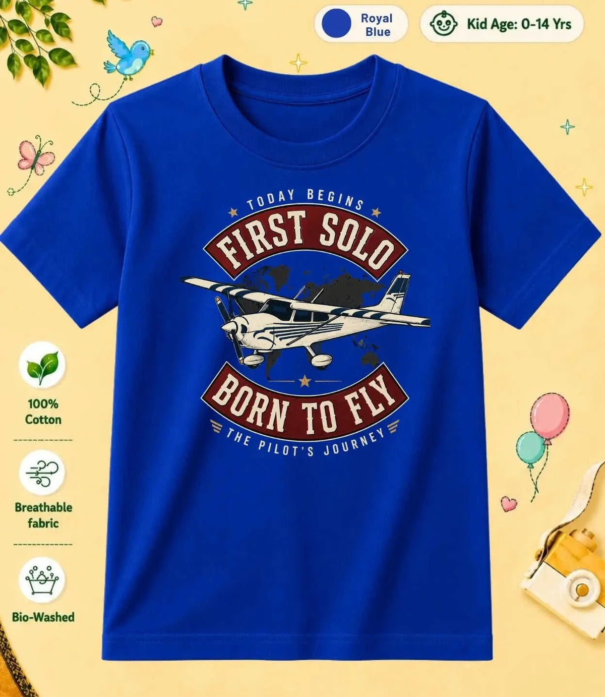 7 September Special Day Kid Cotton Tee Swiftsoul