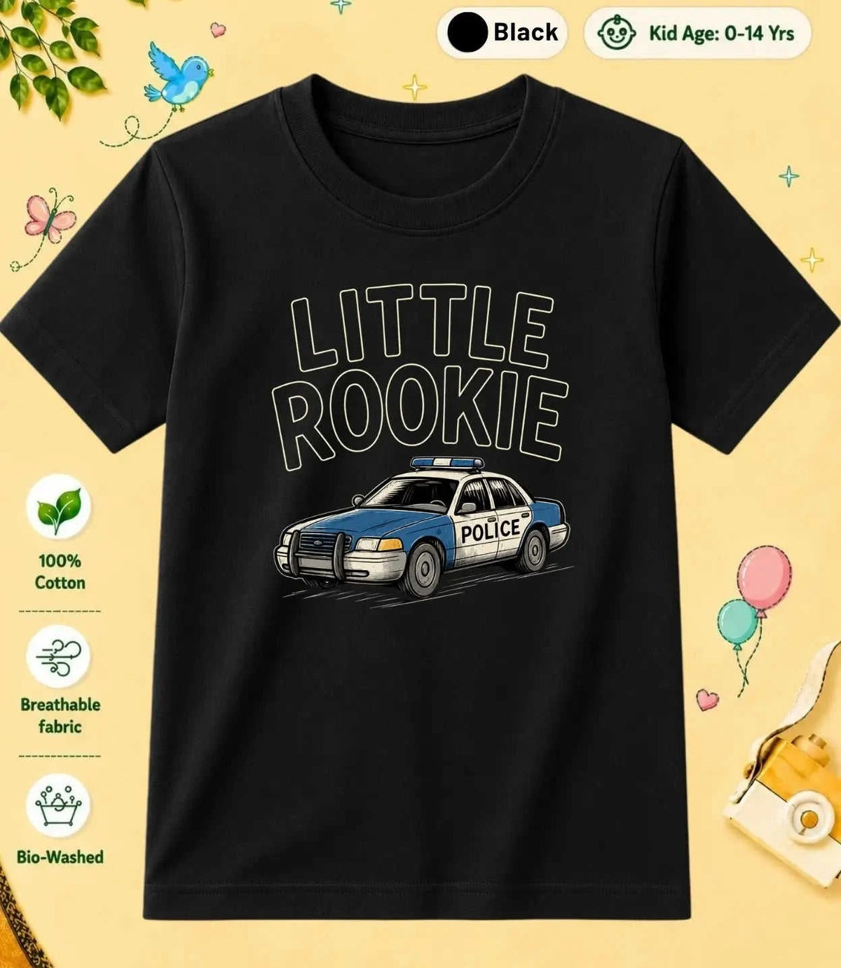 7 September Special Day Kid Cotton Tee Swiftsoul