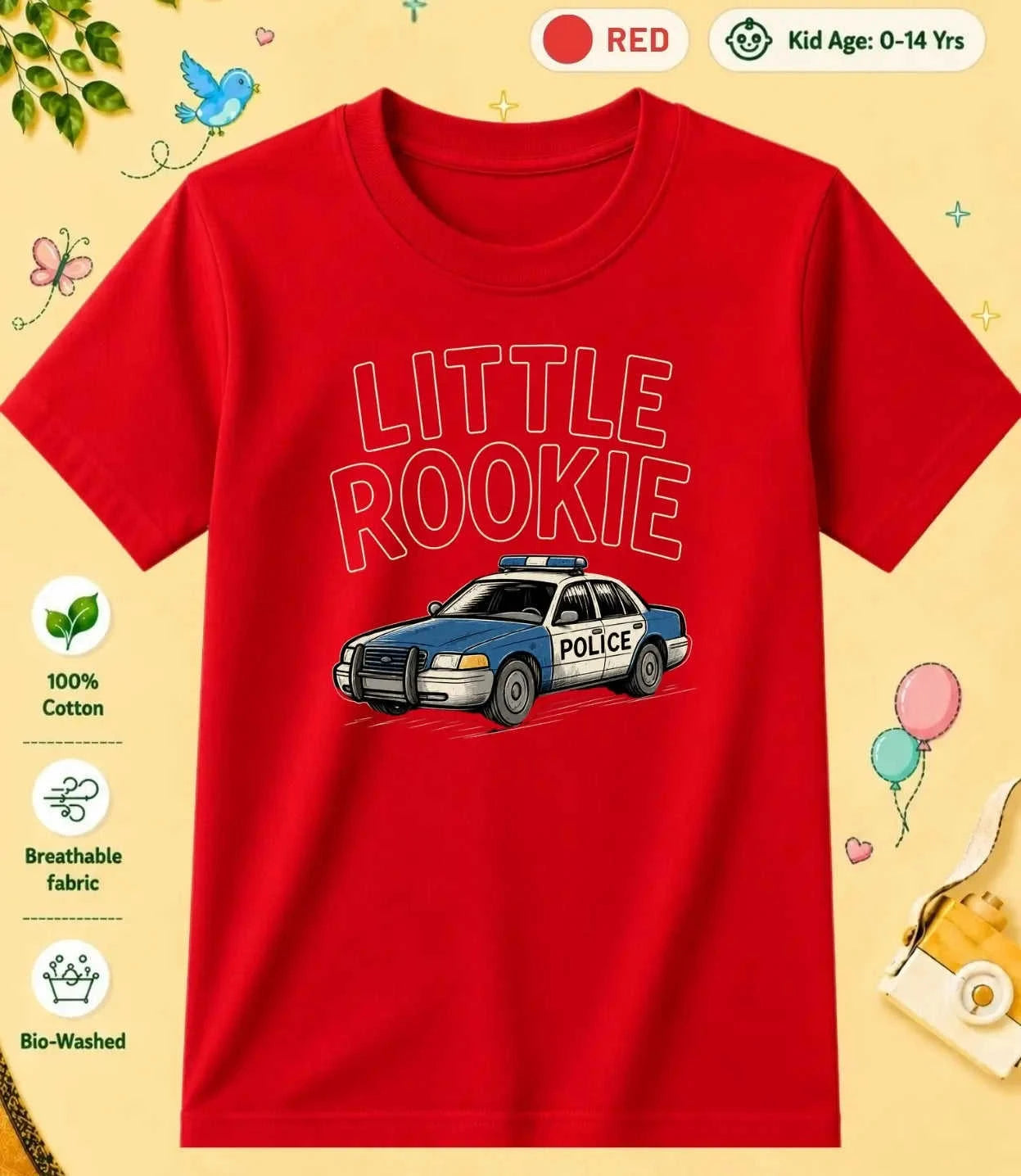 7 September Special Day Kid Cotton Tee Swiftsoul