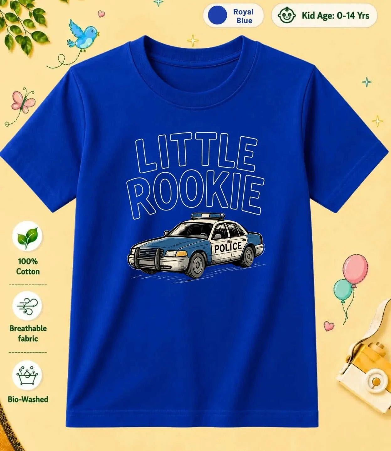 7 September Special Day Kid Cotton Tee Swiftsoul