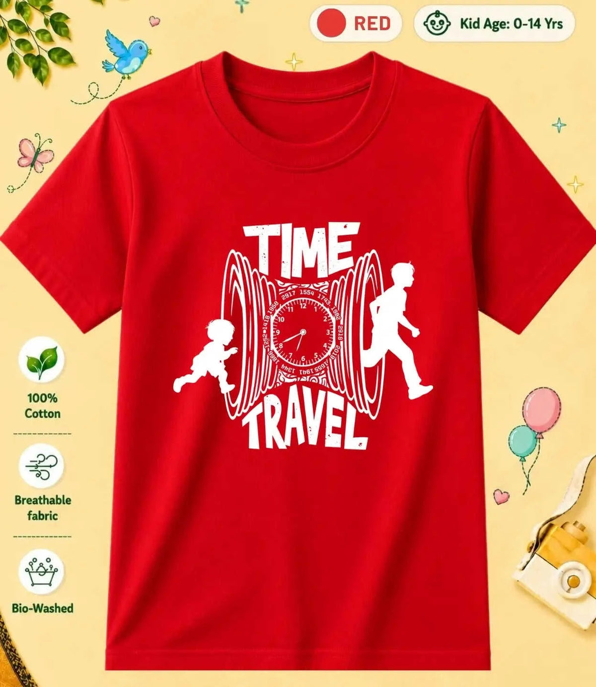 8 December Special Day Kid Cotton Tee Swiftsoul
