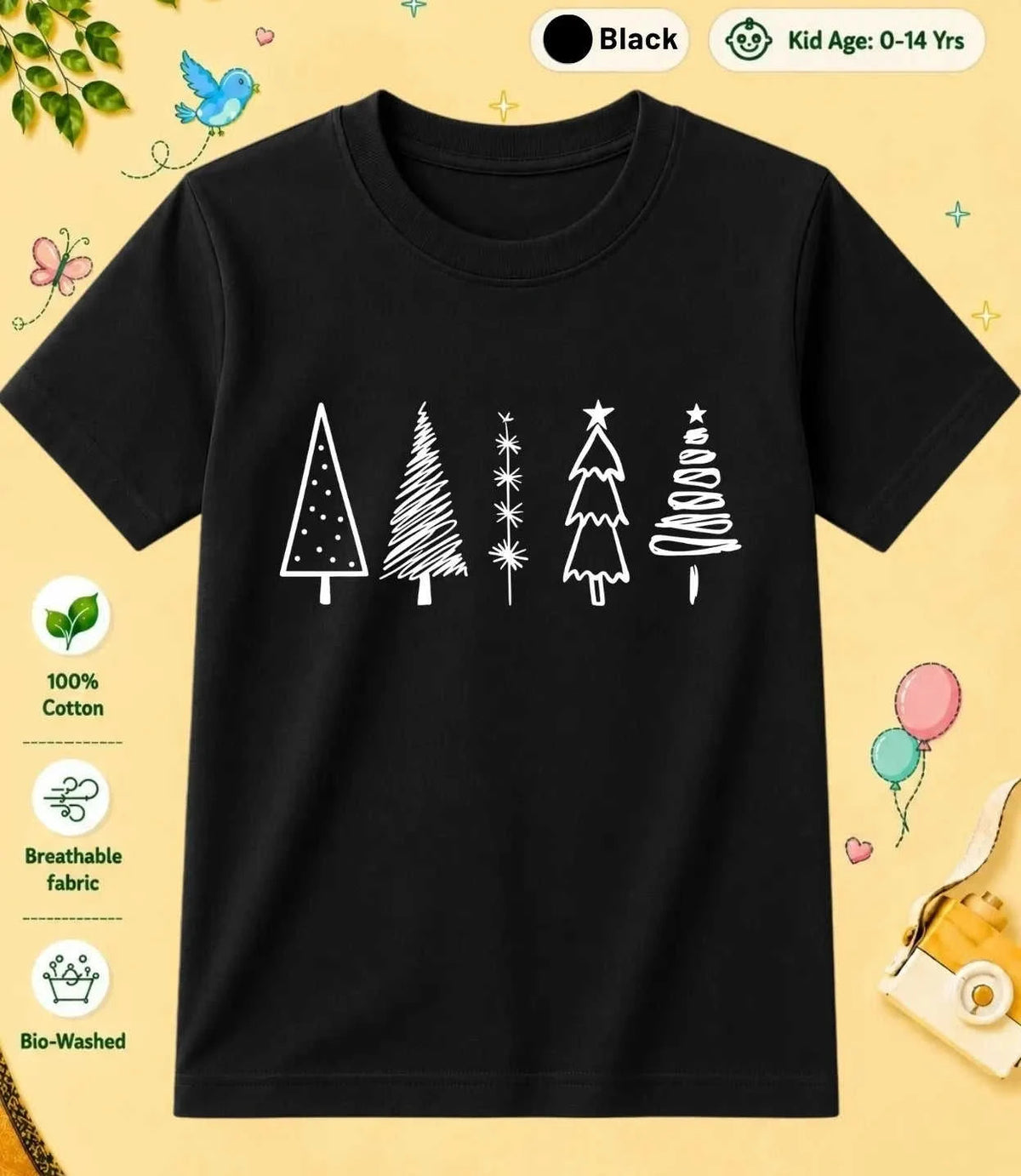8 December Special Day Kid Cotton Tee Swiftsoul