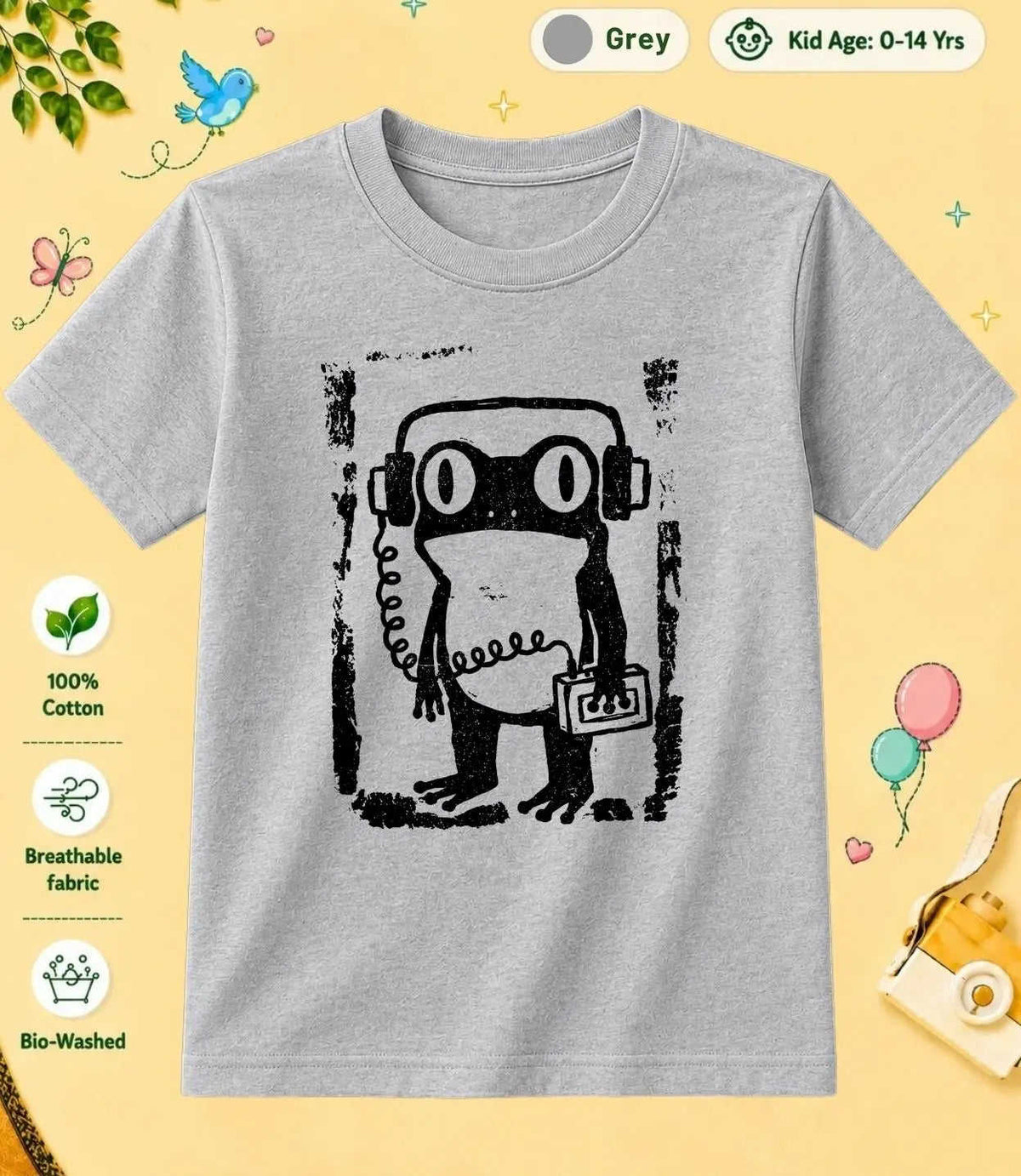 8 February Special Day Kid Cotton Tshirt Swiftsoul