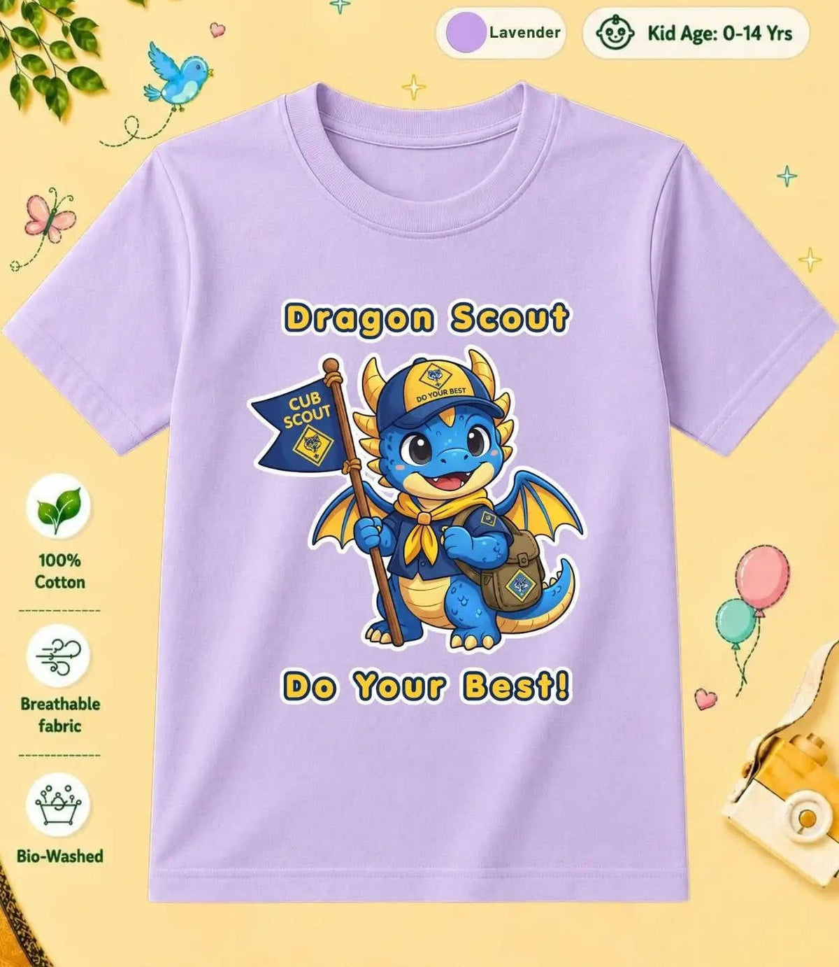8 February Special Day Kid Cotton Tshirt Swiftsoul