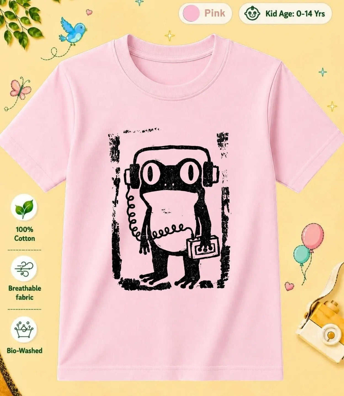 8 February Special Day Kid Cotton Tshirt Swiftsoul