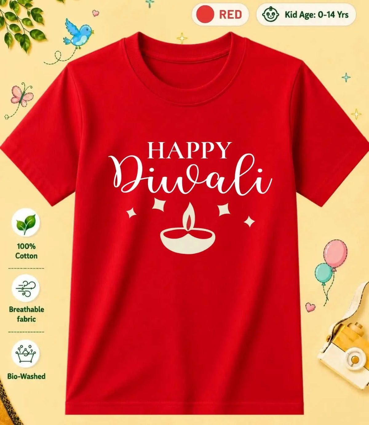 8 November Special Day Kid Cotton Tee Swiftsoul